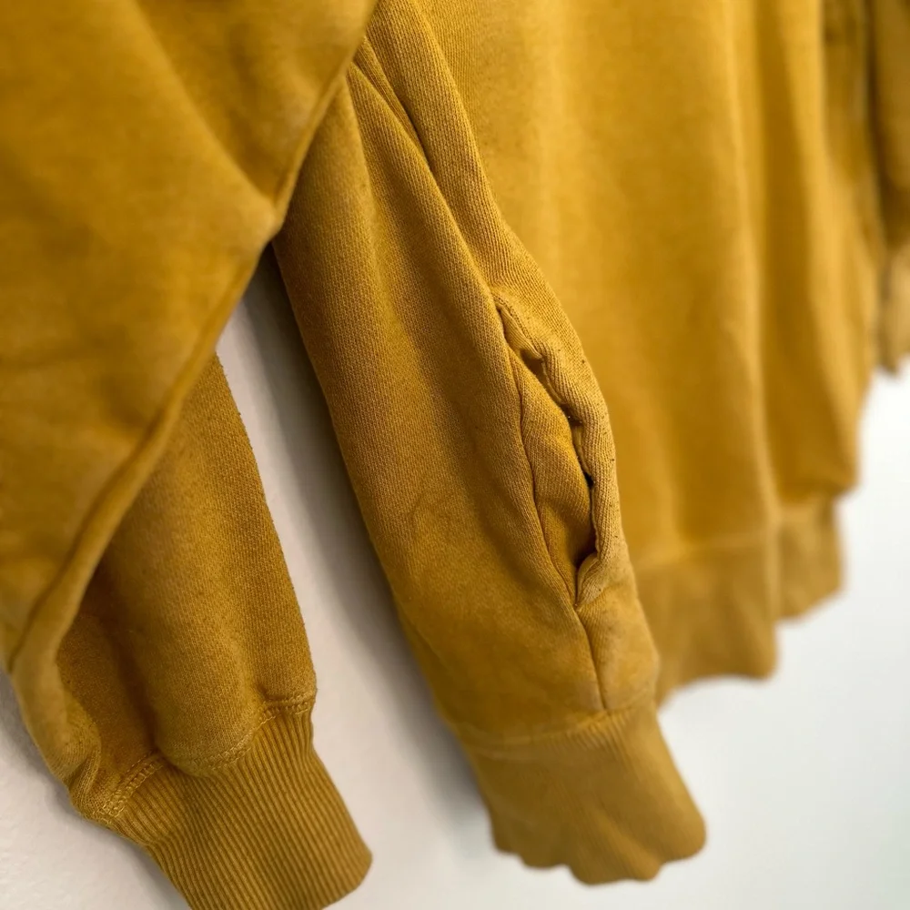 Aerie Mustard Yellow Crewneck Sweatshirt - Picture 9 of 11